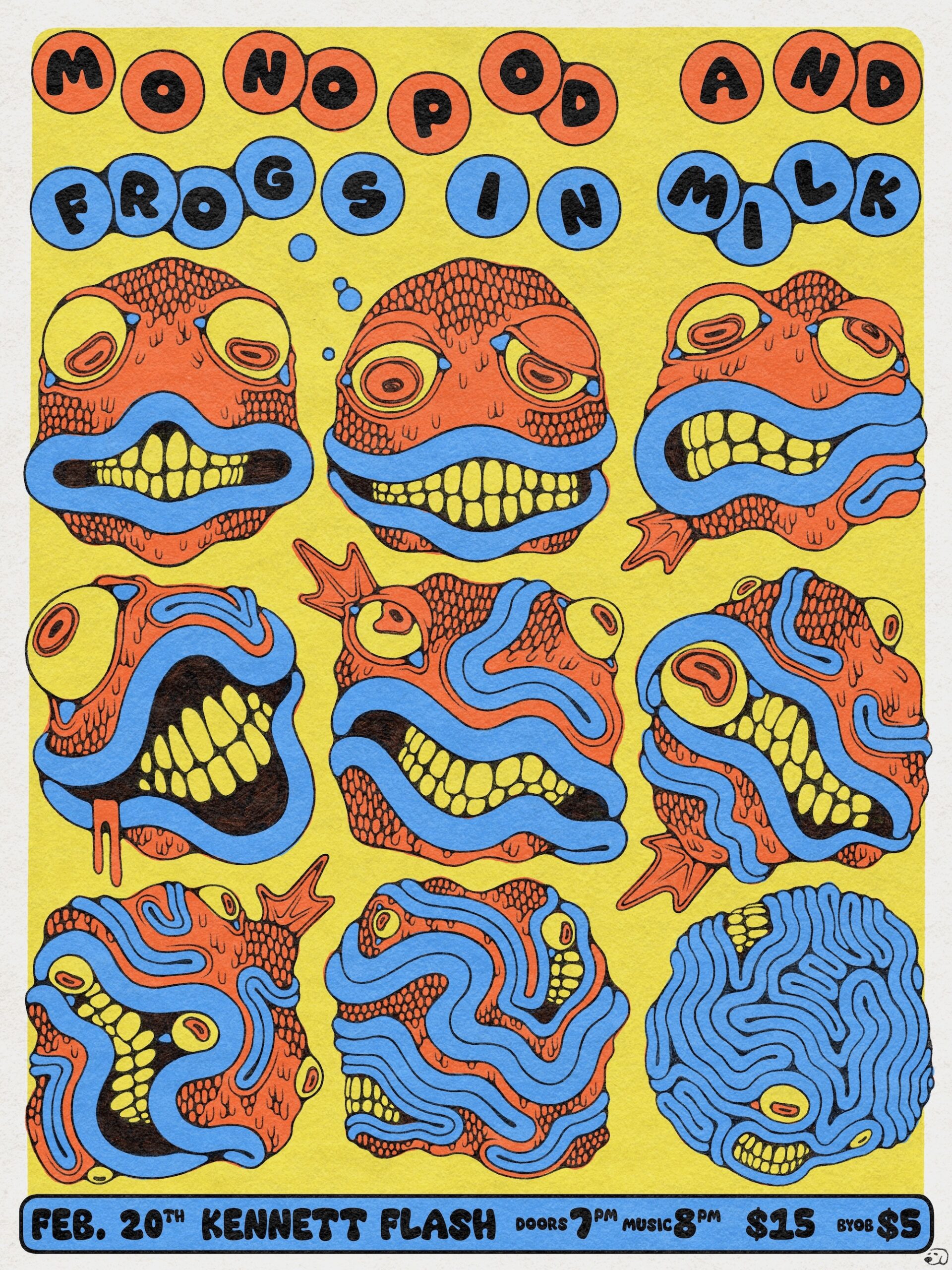 Frogs In Milk Monopod Poster small scaled