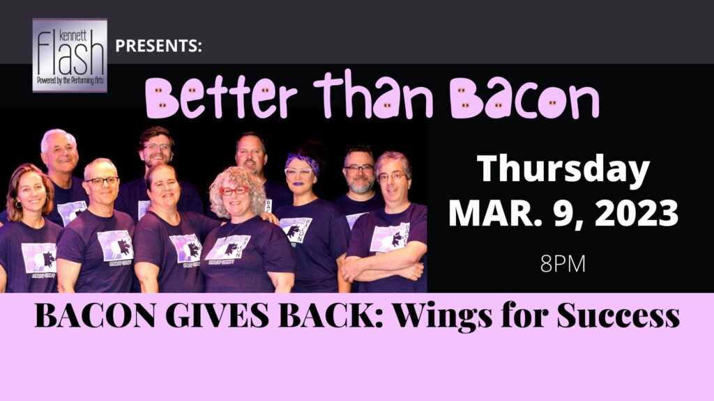 bacon gives back wings for success