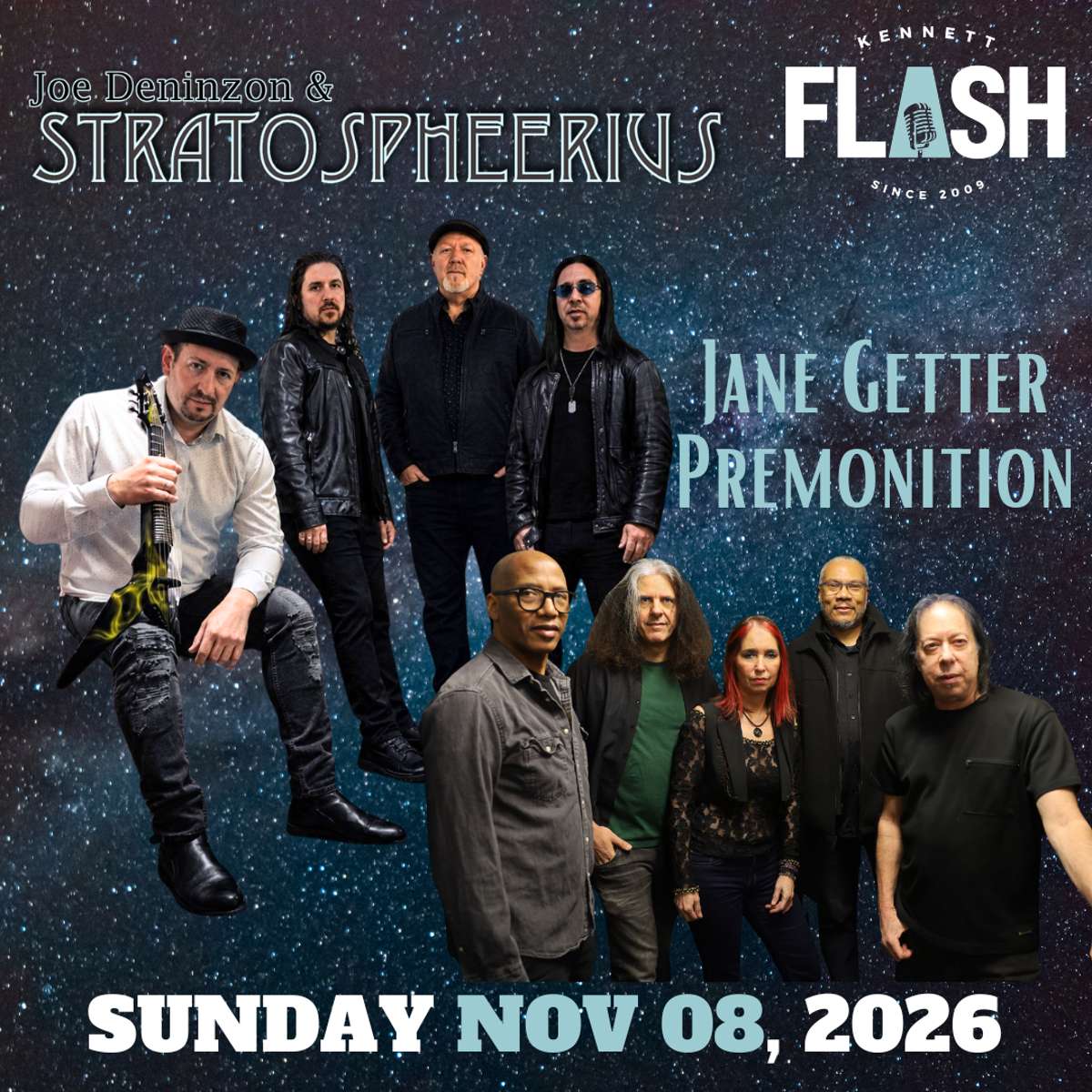 Joe Deninzon & Stratospheerius with Jane Getter Premonition
