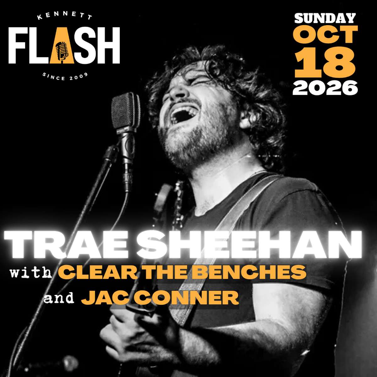 Trae Sheehan with Clear The Benches and Jac Conner